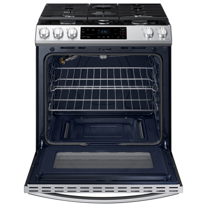 Samsung 6.0 cu. ft. Smart Slidein Gas Range & Reviews Wayfair